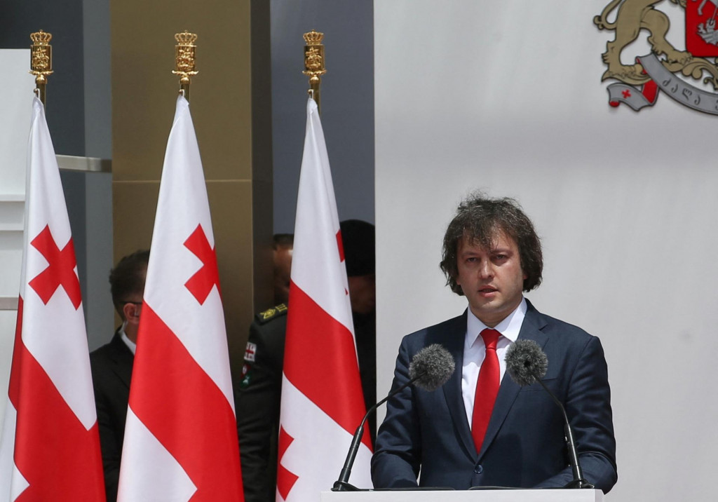 Gruzínsky premiér Irakli Kobachidze. FOTO: Reuters