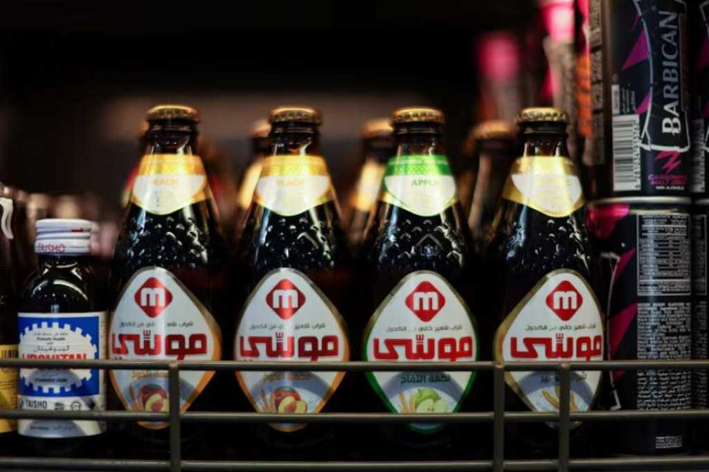 Nealkoholické nápoje od Moussy sú vystavené v supermarkete v Manáme v Bahrajne. FOTO: Reuters