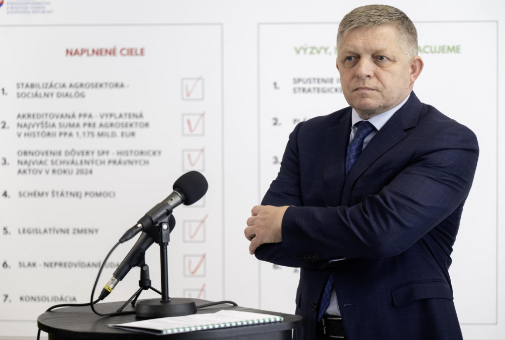 Predseda vlády Robert Fico. FOTO: TASR/Martin Baumann