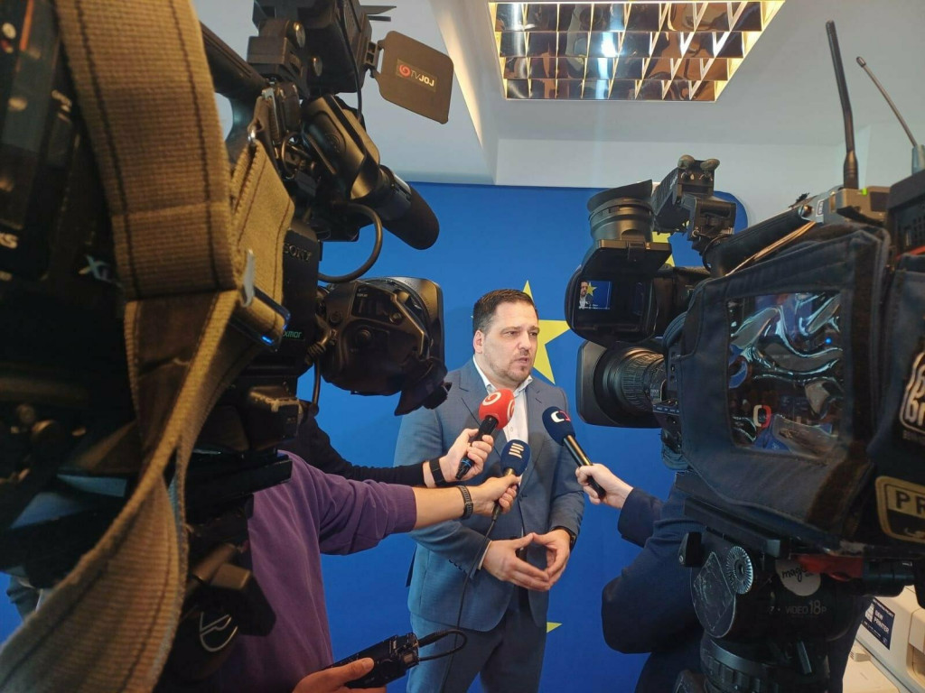 Vedúca kontrolnej misie europoslancov na Slovensku Tomáš Zdechovský. FOTO: X/Tomáš Zdechovský