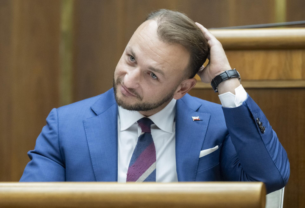 Na snímke minister vnútra Matúš Šutaj Eštok. FOTO: TASR/M. Baumann