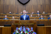 Prezident Peter Pellegrini v stredu vystúpil so správou o stave republiky. FOTO: TASR/J. Novák