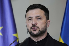 Ukrajinský prezident Volodymyr Zelenskyj. FOTO: TASR/AP