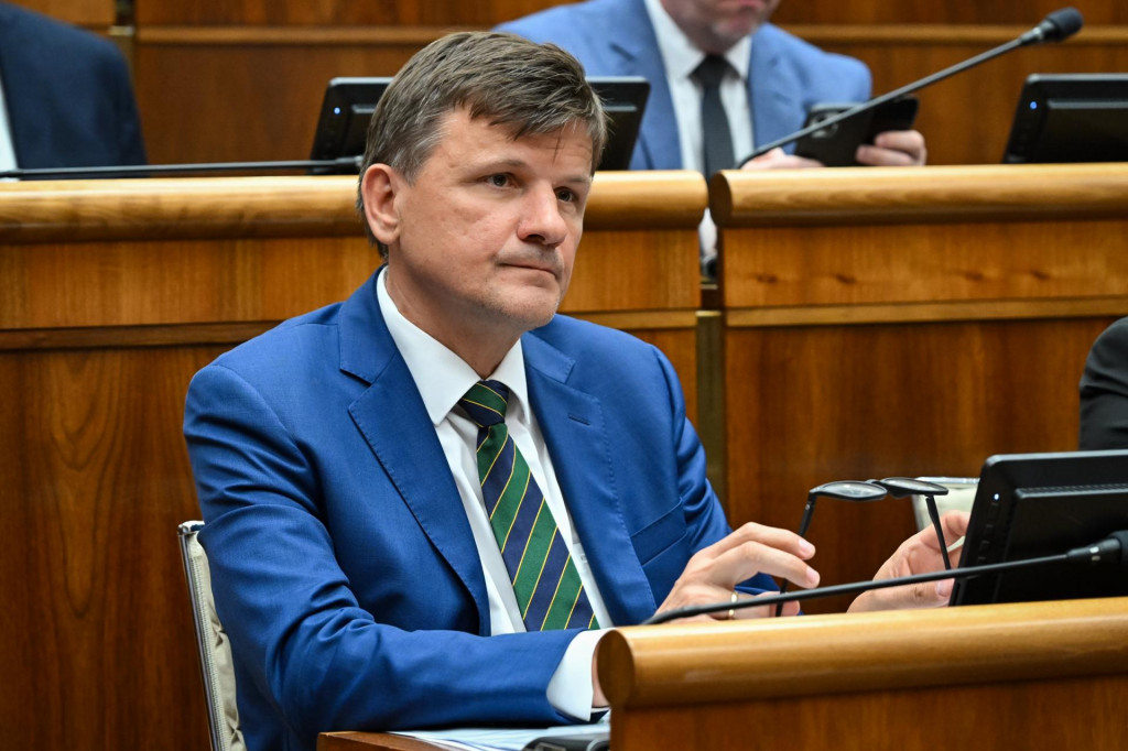 Na snímke poslanec Národnej rady Alojz Hlina (SaS). FOTO: TASR/Pavol Zachar