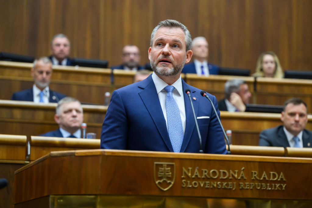 Prezident Peter Pellegrini v správe o stave republiky privítal, že Slovensko je rozostavané. FOTO: TASR/J. Novák