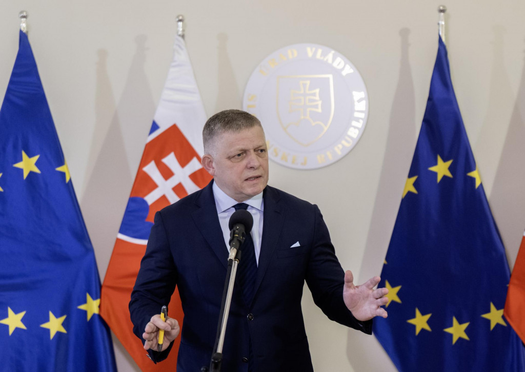 Predseda vlády Robert Fico. FOTO: TASR/Martin Baumann