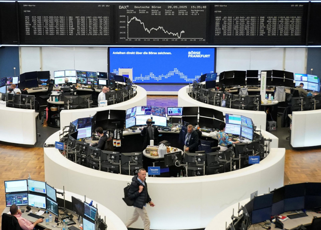 Graf nemeckého akciového indexu DAX. FOTO: Reuters