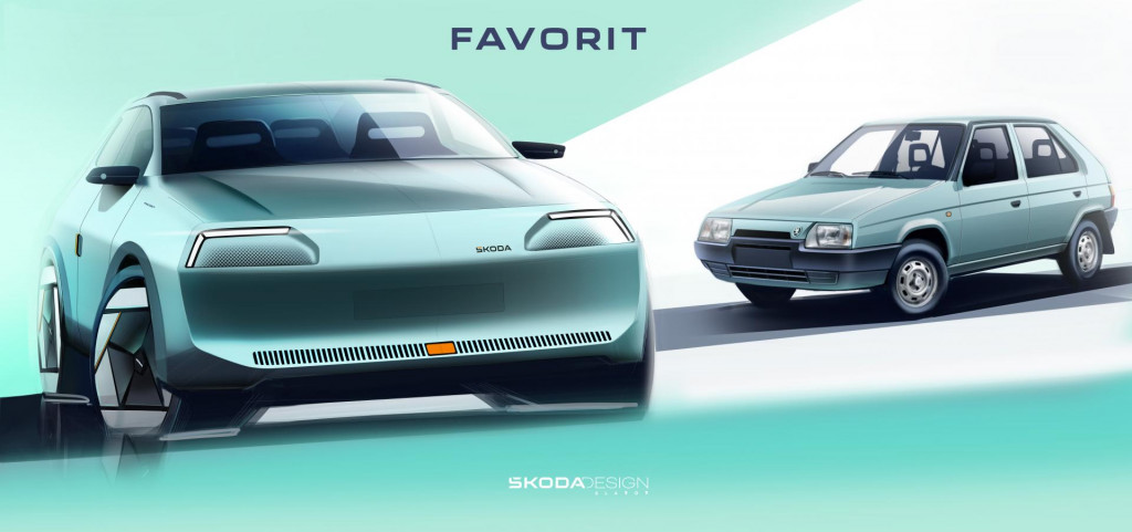 Štúdia novodobej Škody Favorit