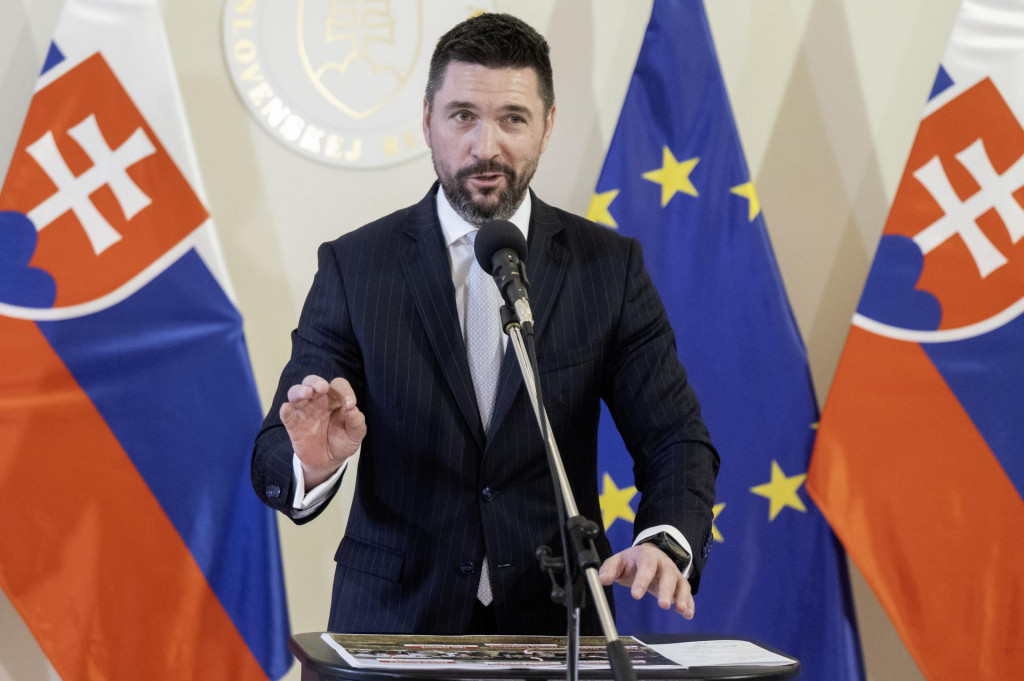 Na snímke minister pôdohospodárstva a rozvoja vidieka Richard Takáč (Smer). FOTO: TASR/Martin Baumann