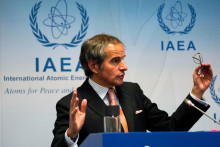 Generálny riaditeľ Medzinárodnej agentúry pre atómovú energiu Rafael Grossi. FOTO: TASR/AP