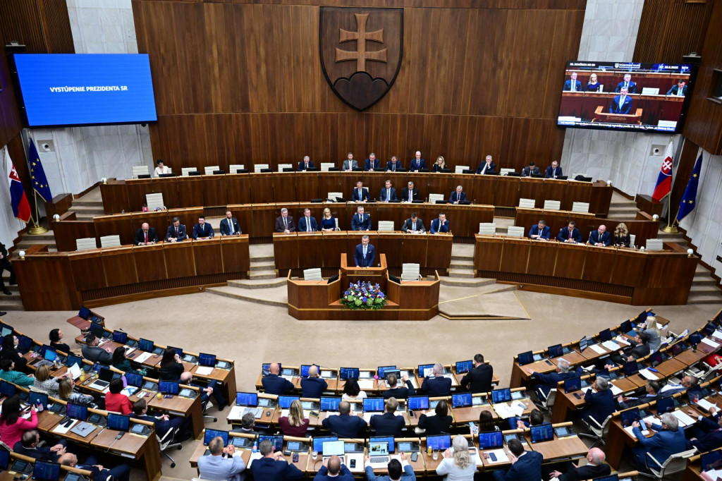 Skupina opozičných poslancov Národnej rady sa pre novelu obrátila na Ústavný sú Slovenskej republiky. FOTO: TASR/Jaroslav Novák