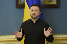 Ukrajinský prezident Volodymyr Zelenskyj. FOTO: TASR/AP