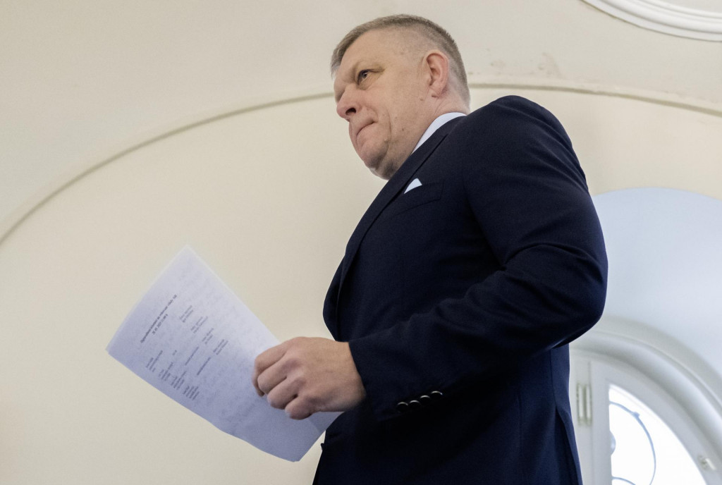 Predseda vlády Robert Fico. FOTO: TASR/Martin Baumann