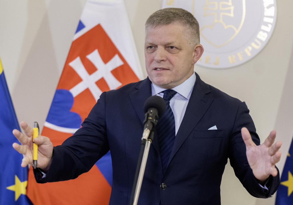 Predseda vlády Robert Fico. FOTO: TASR/Martin Baumann