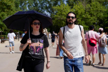 Každý ďalší zlomok stupňa otepľovania spôsobuje ďalšie škodlivé vlny horúčav. Na snímke horúci 31. máj v Španielsku.