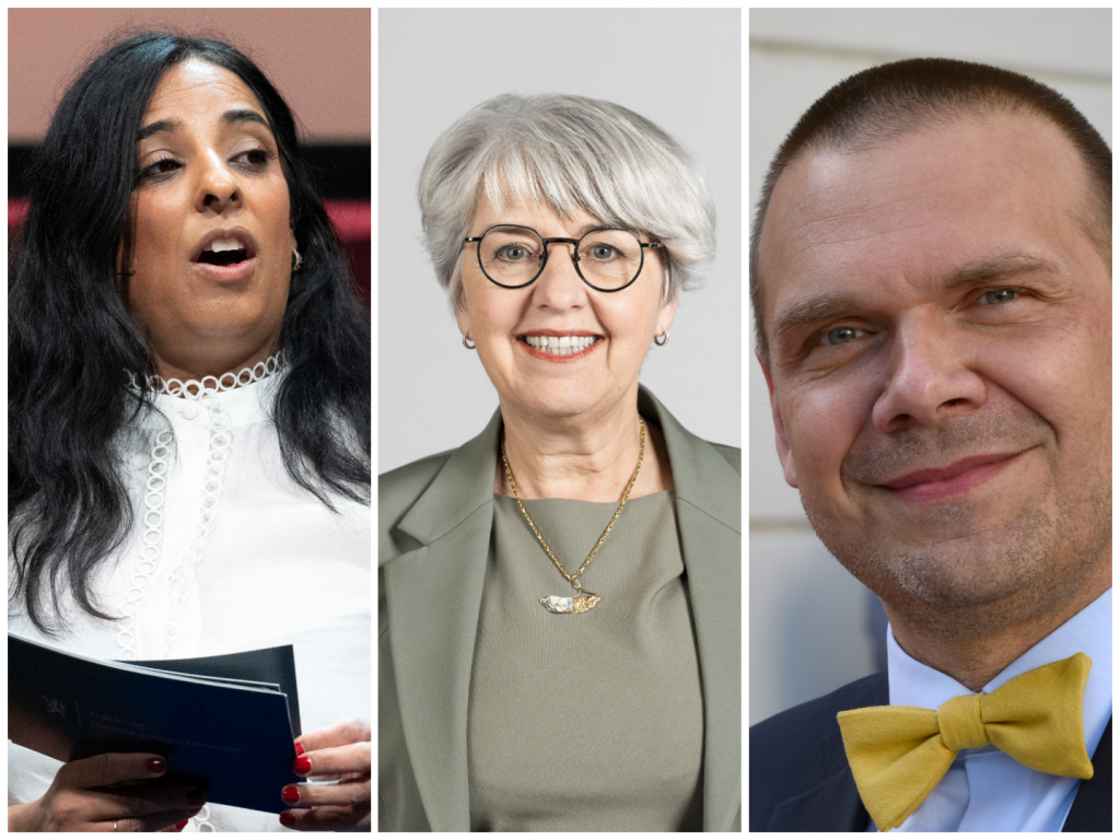 Lubna Jaffery, Élisabeth Baume-Schneider a Martin Baxa.