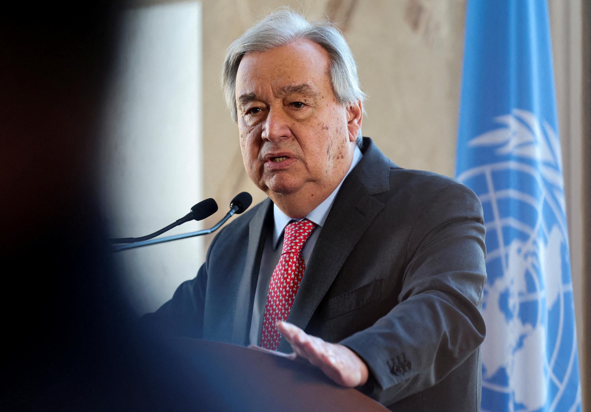 Guterres odsúdil útoky blízko centra pre humanitárnu pomoc v Pásme Gazy