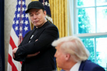 Americký prezident Donald Trump a Elon Musk. FOTO: Reuters