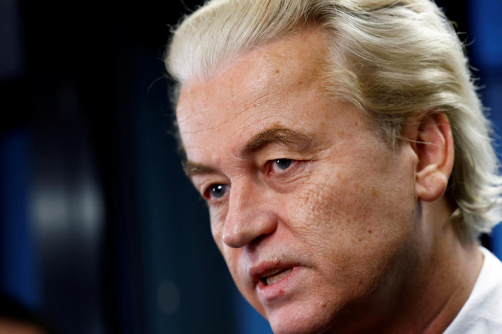 Predseda holandskej Strany pre slobodu Geert Wilders. FOTO: Reuters