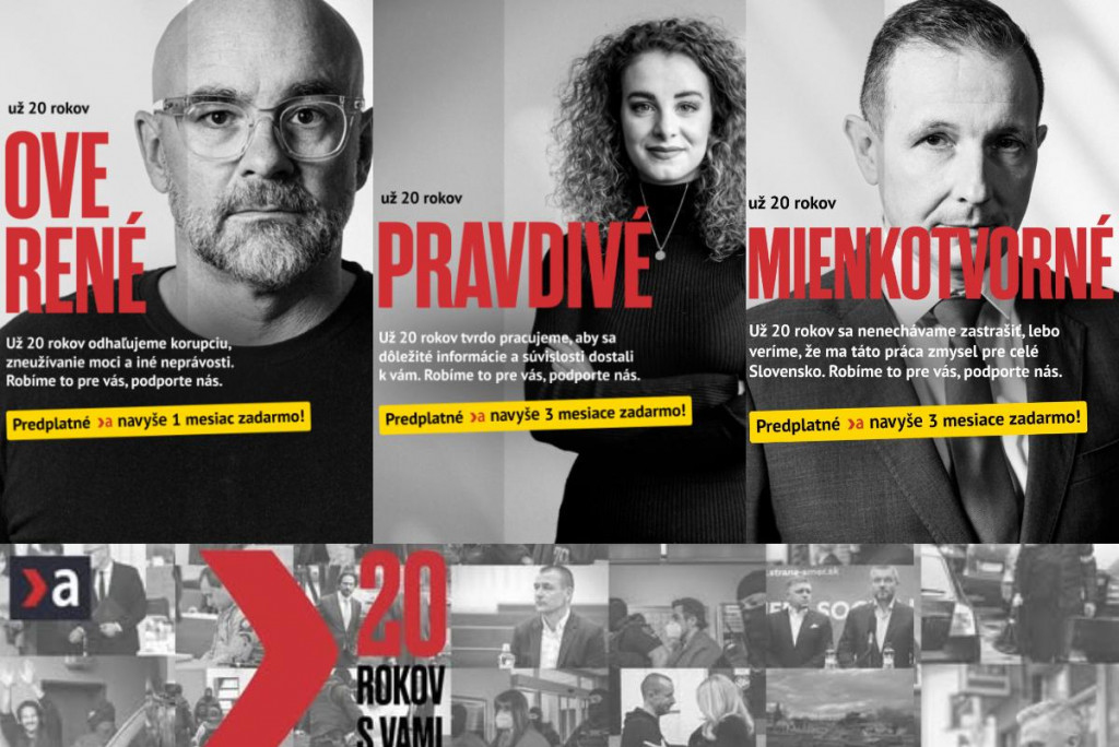 Spravodajský web Aktuality.sk oslavuje svoje 20. výročie.