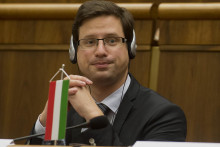 Gergely Gulyás, ktorý je šéfom kancelárie maďarského premiéra Viktora Orbána. FOTO TASR/Martin Baumann