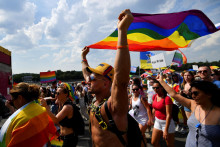 Pride v Budapešti v roku 2022. FOTO: Reuters
