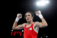 Olympijskej víťazka a boxerka Imán Chalífová. FOTO: REUTERS