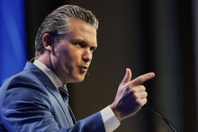 Americký minister obrany Pete Hegseth. FOTO: TASR/AP
