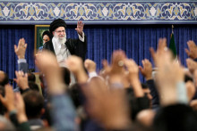 Iránsky vodca ajatolláh Alí Chameneí. FOTO: Reuters