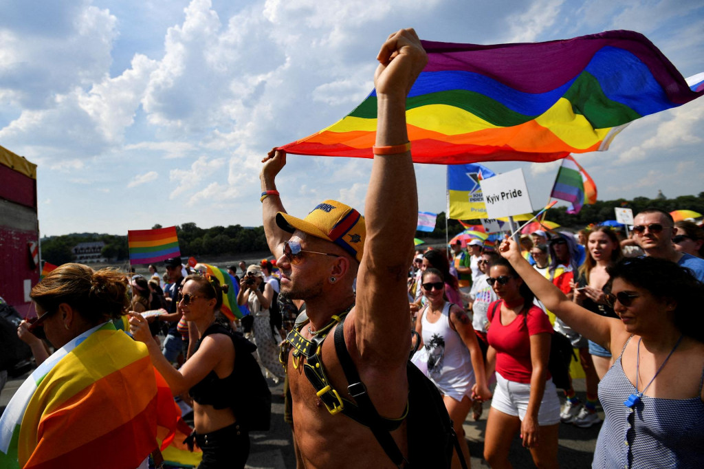 Pride v Budapešti v roku 2022. FOTO: Reuters