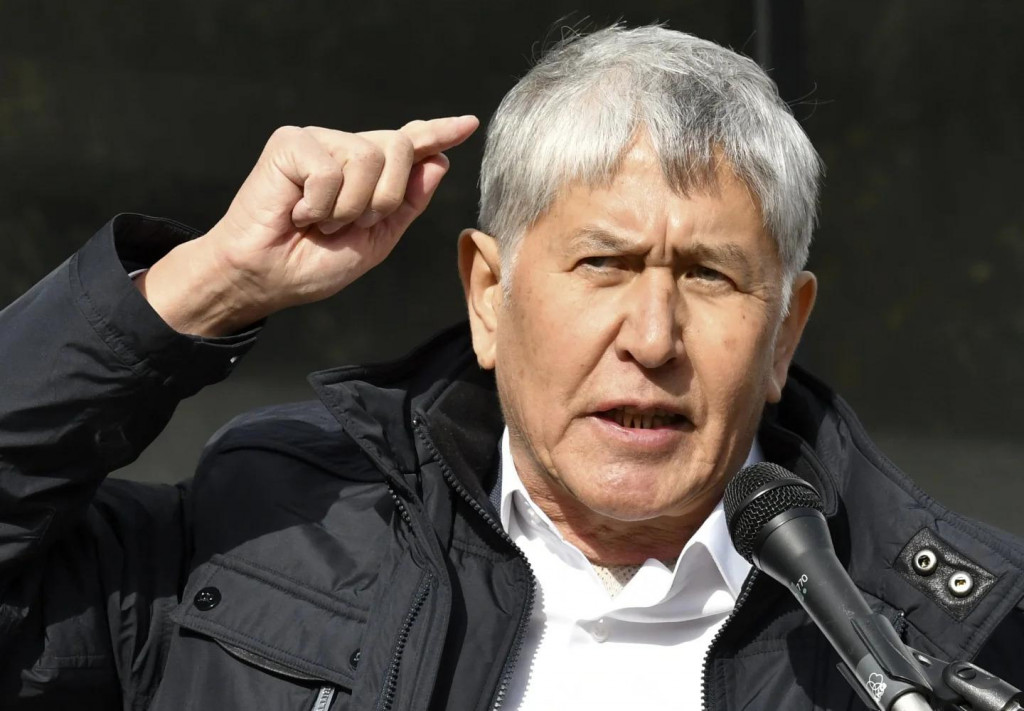 Kirgizský bývalý prezident Almazbek Atambajev (9. októbra 2020) FOTO: TASR/AP