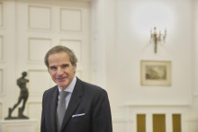 Generálny riaditeľ Medzinárodnej agentúry pre atómovú energiu (MAAE) Rafael Grossi. FOTO: TASR/AP