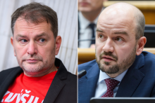 Igor Matovič a Martin Dubéci. FOTO: TASR; Koláž: HN
