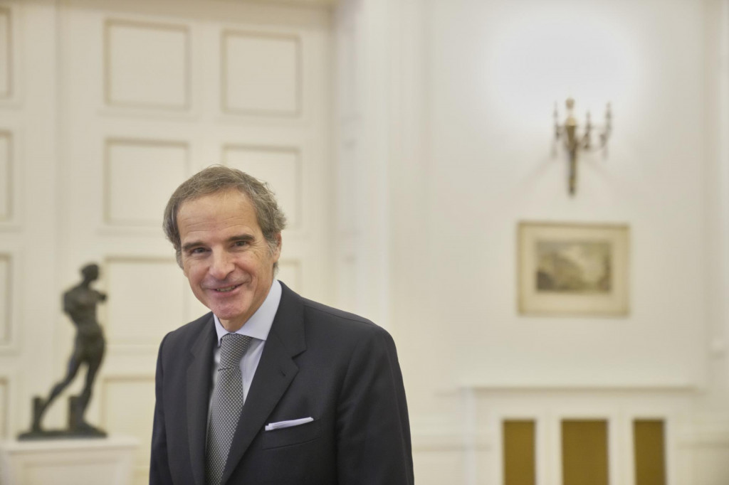 Generálny riaditeľ Medzinárodnej agentúry pre atómovú energiu (MAAE) Rafael Grossi. FOTO: TASR/AP
