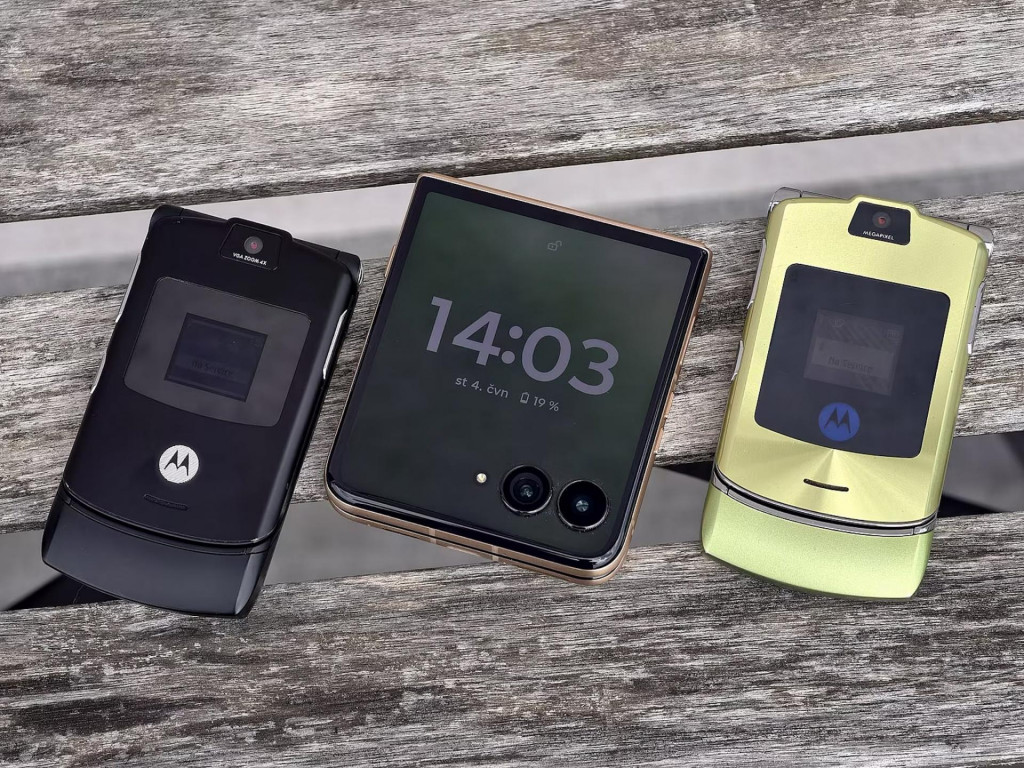 Zľava Motorola Razr V3, Razr 60 Ultra a Motorola Razr V3i