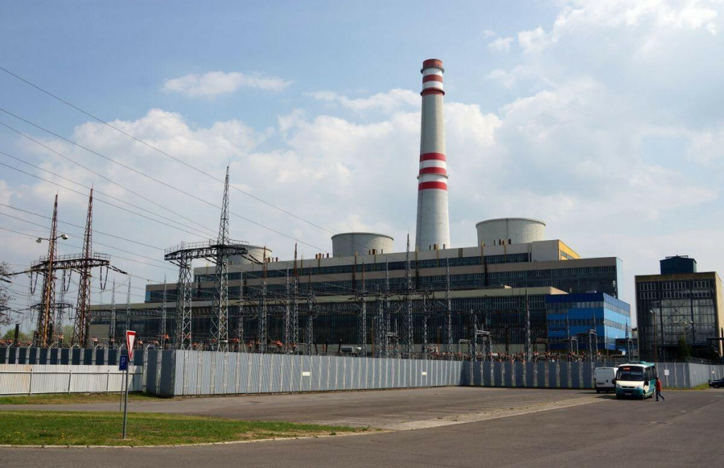 Areál prekladiska sa nachádza v susedstve bývalej uhoľnej elektrárne vo Vojanoch. FOTO: TASR/R. Hanc