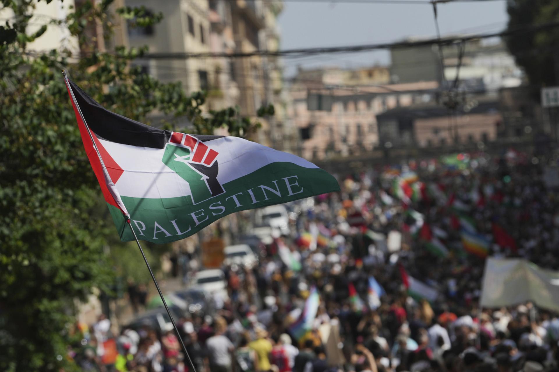 Státisíce ľudí vyjadrili na proteste v Ríme podporu Palestínčanom