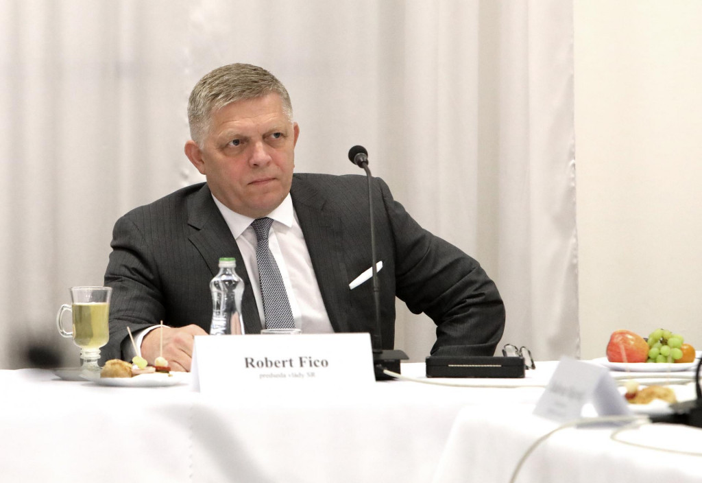 Na snímke premiér Robert Fico (Smer). FOTO: TASR/Ján Krošlák