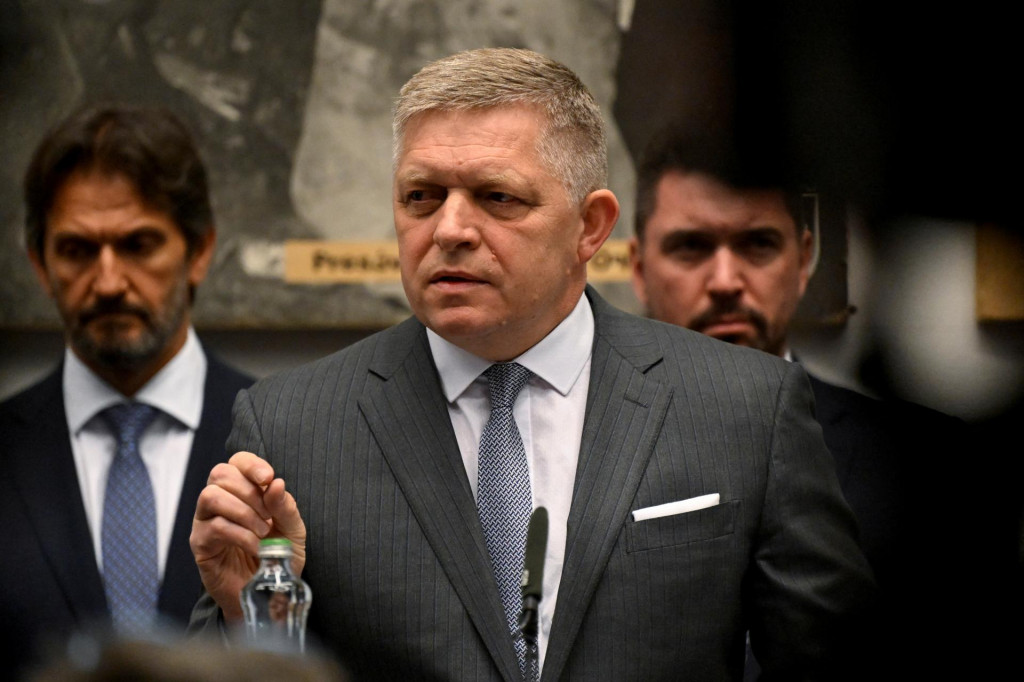 Premiér Robert Fico. FOTO: Reuters