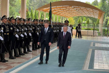 Fico v Uzbekistane. FOTO: HN