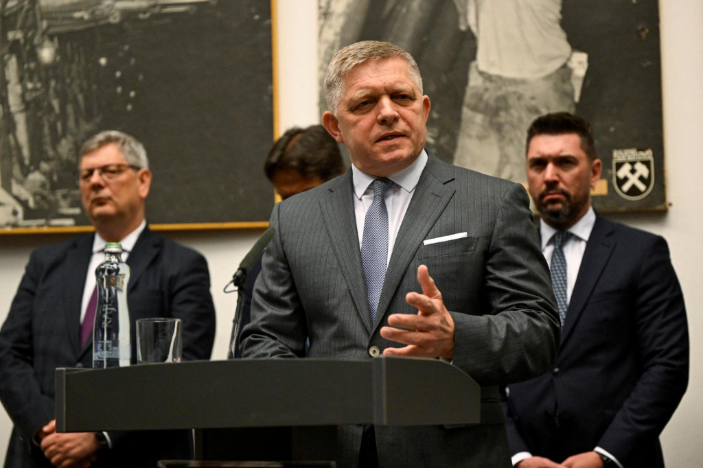 Na snímke premiér Robert Fico. FOTO: Reuters
