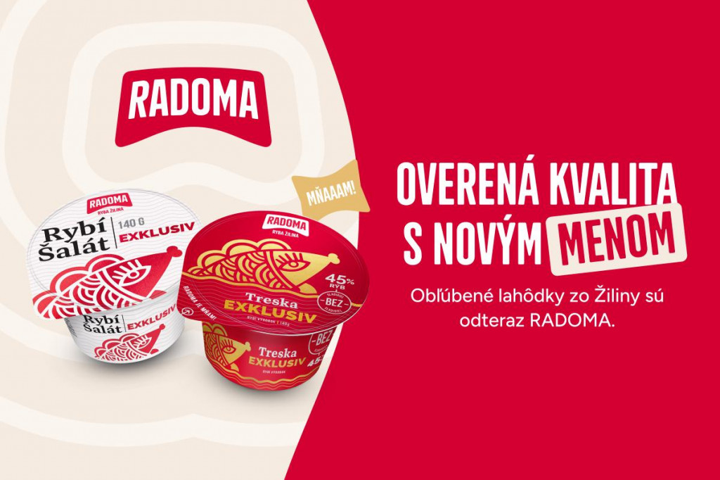 Značky PRETO Ryba Žilina a PRETO Radoma prechádzajú komplexným rebrandingom.