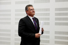 Eurokomisár pre obchod a ekonomickú bezpečnosť Maroš Šefčovič. FOTO: REUTERS