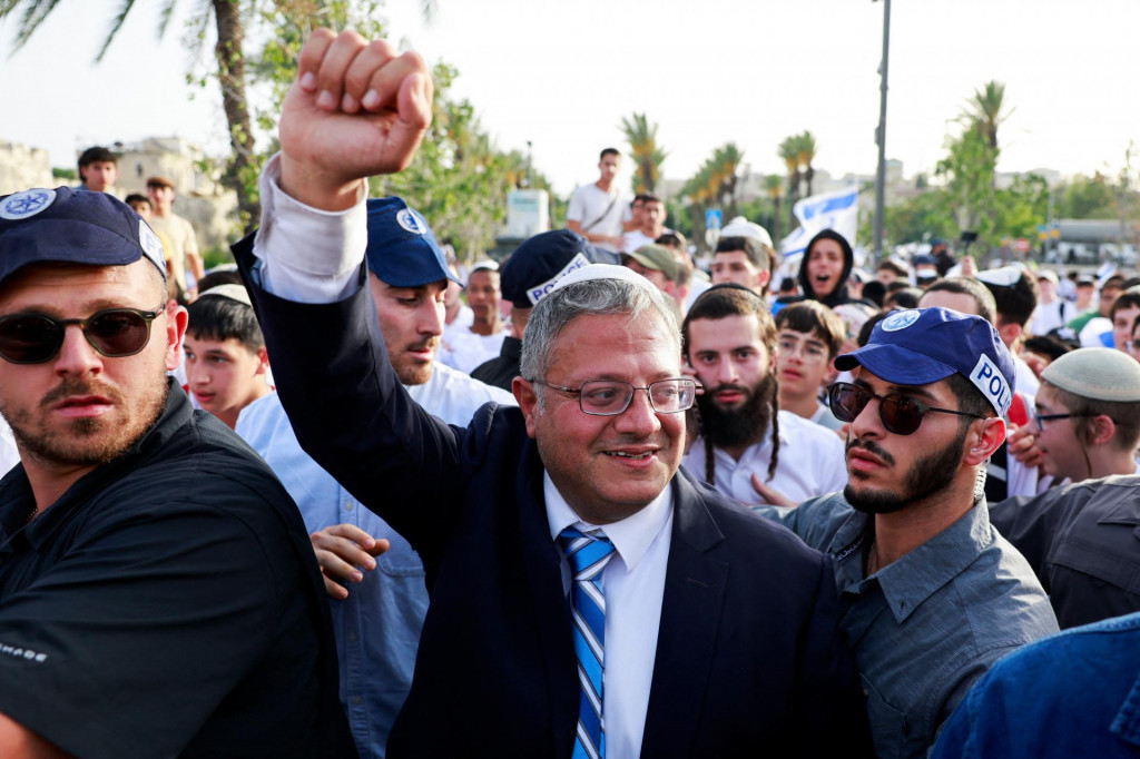 Izraelský minister národnej bezpečnosti Itamar Ben-Gvir. FOTO: Reuters