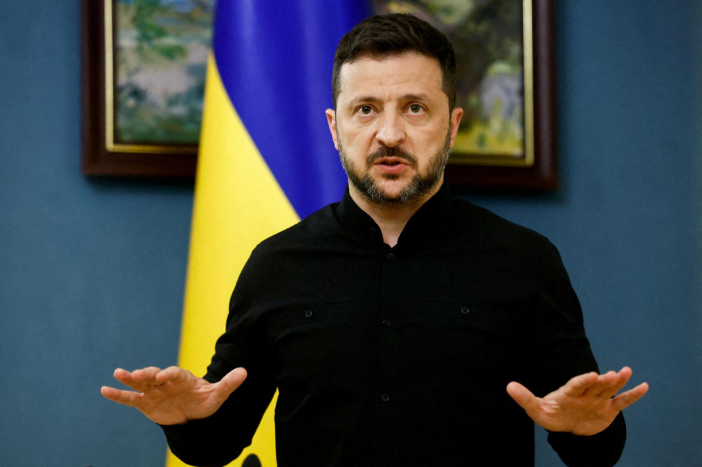Ukrajinský prezident Volodymyr Zelenskyj. FOTO: REUTERS