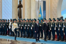 Premiér Robert Fico s kazašským prezidentom Kasymom-Žomartom Tokajevom. FOTO: HN