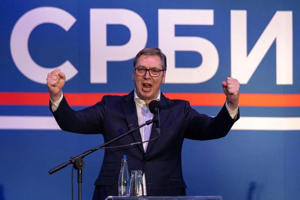 Srbský prezident Aleksandar Vučič. FOTO: Reuters