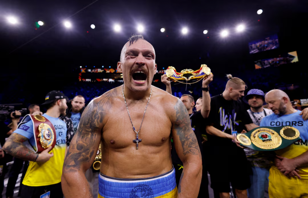 Ukrajinský boxer Oleksandr Usyk v roku 2022. FOTO: REUTERS