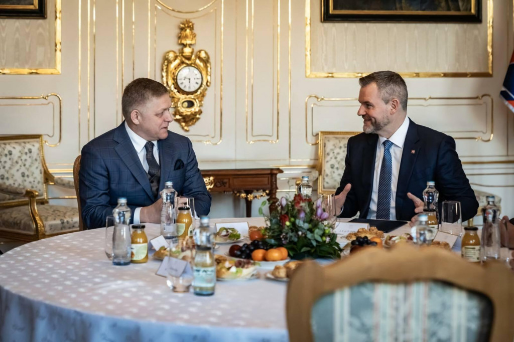 Premiér Robert Fico a prezident Peter Pellegrini. FOTO: Facebook/Robert Fico
