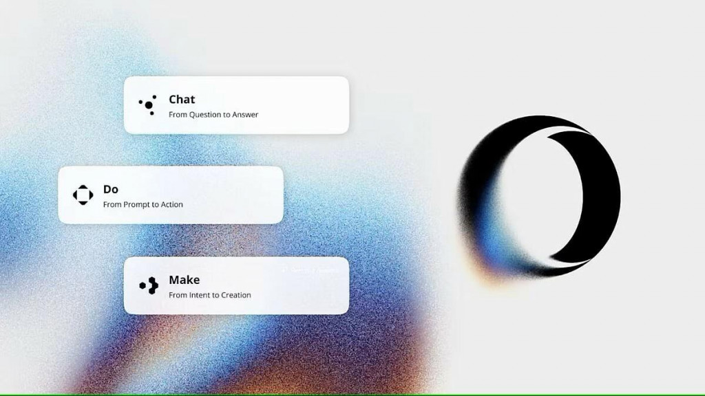 Prehliadač Opera Neon ponúka tri funkcie: chatovanie, vykonávanie úloh a tvorbu.